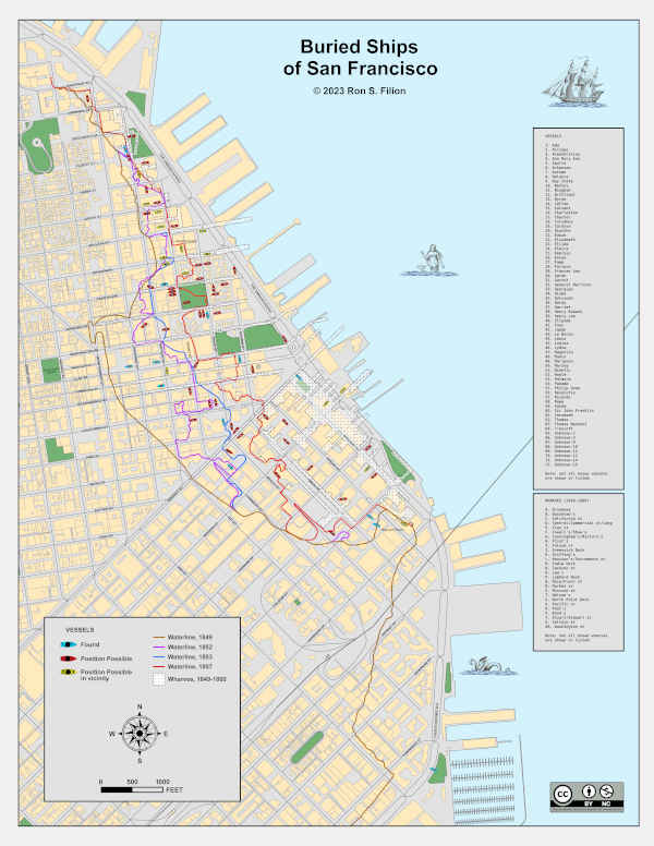 Buried Ships Map